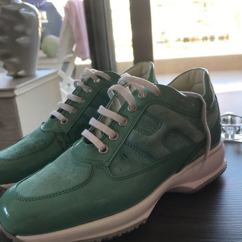 Hogan women's athletic shoes new, size 37, green