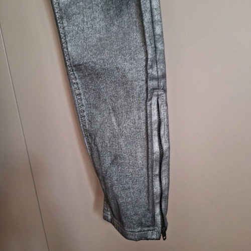 Zara Basic Jeans S 36 silver festive like new straight fit