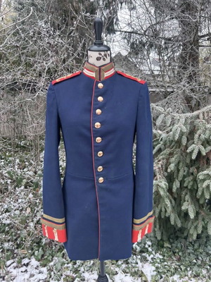 Αυτοκρατορική γερμανική στρατιωτική στολή σαν καινούργια, τέλη 19ου-αρχές 20ού αιώνα