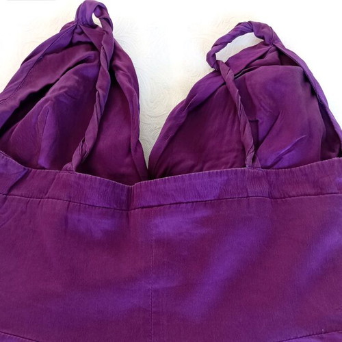 Short women's dress used, purple, size 50