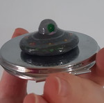 Handmade UFO Alien Charm new