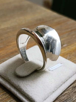 Silver 925 plated ring used