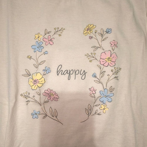Pack of branded thin t-shirts for girls 6-8 years like new