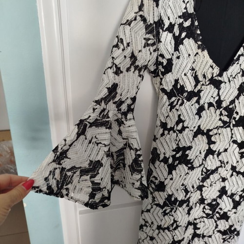 Bibibo dress like new, black and white, worn once