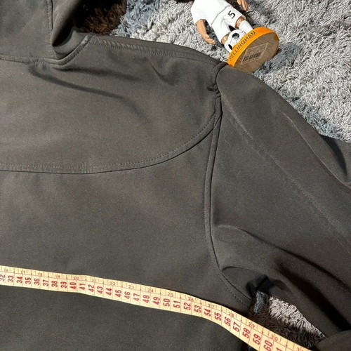 Ergo black waterproof windbreaker jacket, size S