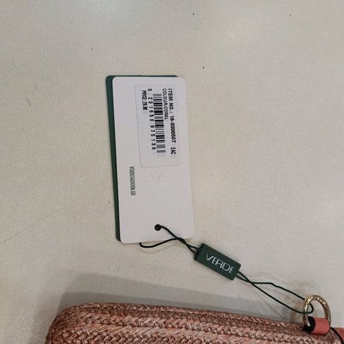 Verde women's hand bag coral with crossbody chain new
