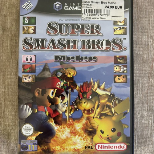 Super Smash Bros Melee Nintendo GameCube PAL used, complete