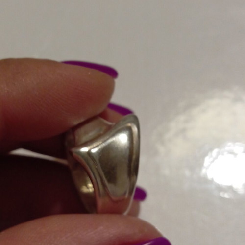 Silver ring 925 like new, size 55-56