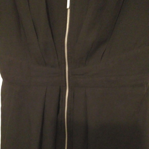 H&M black short sleeveless dress used, size 40