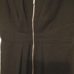 H&M black short sleeveless dress used, size 40