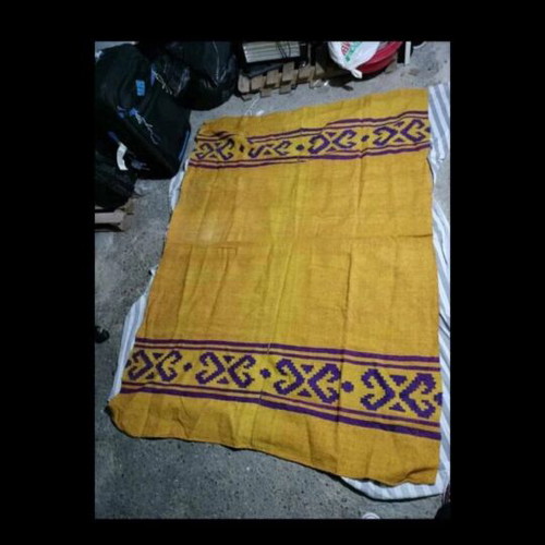 Handwoven loom rugs new, set of 9 pieces