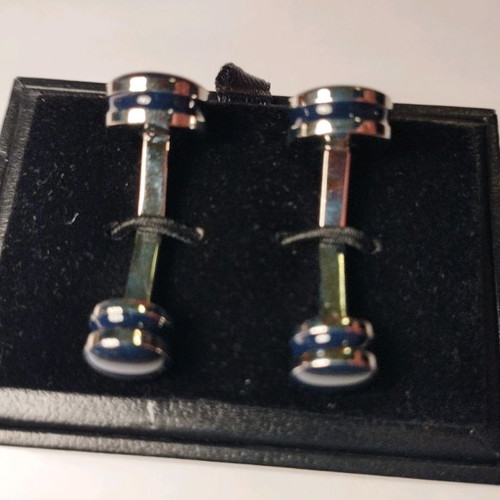 Gutteridge blue cufflinks new with box