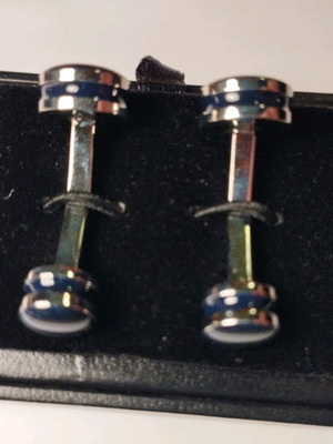 Gutteridge blue cufflinks new with box