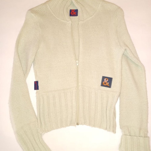 Dolce & Gabbana knitted cardigan used, beige, size M