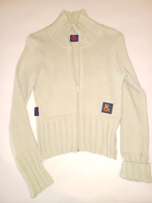Dolce & Gabbana knitted cardigan used, beige, size M
