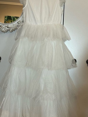Tulle dress like new, size M, white