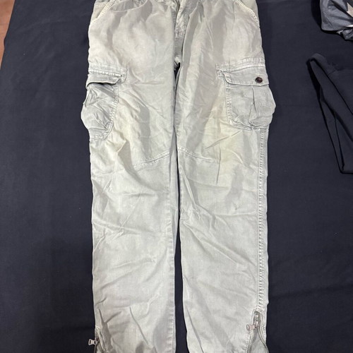 Cargo pants khaki used, size 48/34