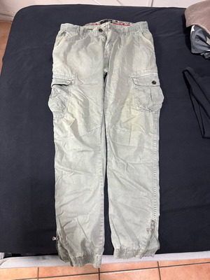 Cargo pants khaki used, size 48/34