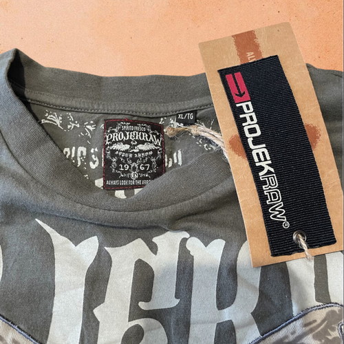Projekraw Graphic Tee new, grey, XL