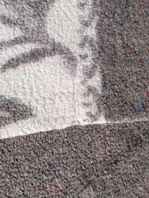 Vintage wool blanket used