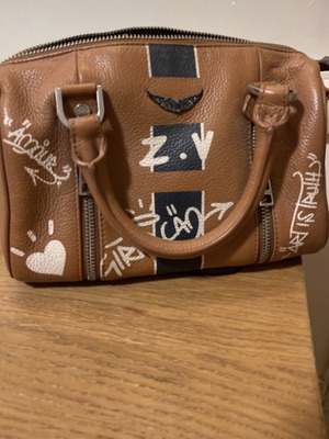 Zadig et Voltaire brown shoulder bag like new