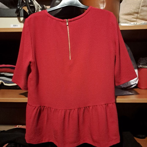 Sandro Paris blouse new, red, size S