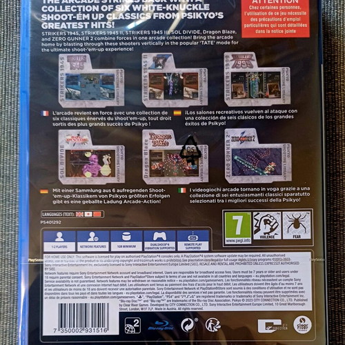 Psikyo Shooting Library Vol 1 PS4 sealed