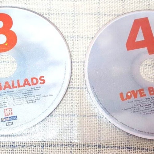 Love Ballads 2XCD No 3 & 4 used, rock