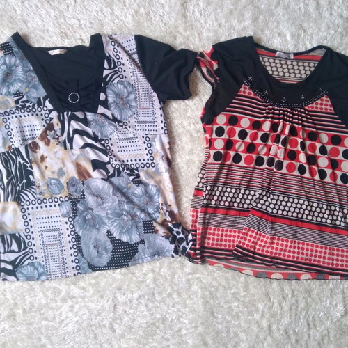 Casual T-shirts used, H&D and Jin&Da, size M/L, multicolor