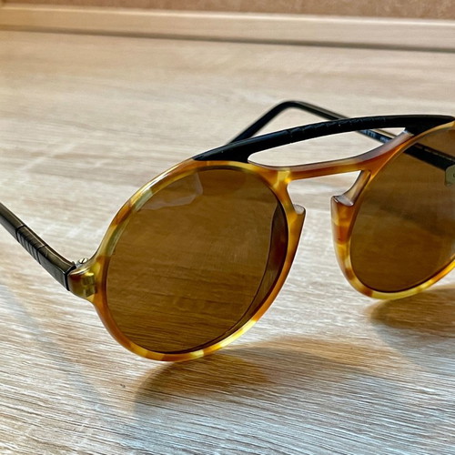 Persol Ratti 650 80 Meflecto NOS new vintage stock 1970, black brown