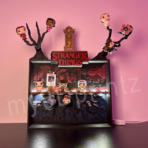 Stranger Things Funko Pop! Display Base with LED Light and On/Off Switch New
