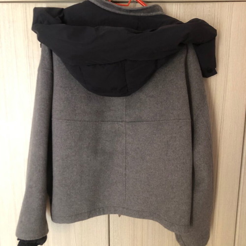 Zara gray jacket with detachable hood used, size L/XL