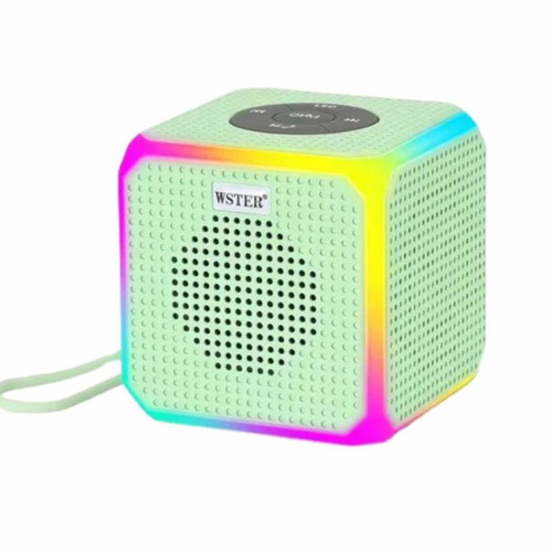Bluetooth wireless speaker new with LED RGB and mini cube design