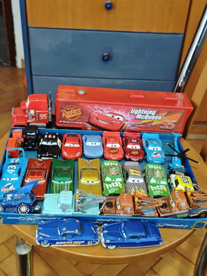 Disney Cars toy car set, 24 pieces, used