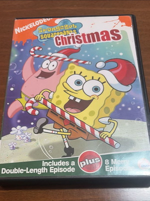 SpongeBob SquarePants Christmas DVD като нов, анимация