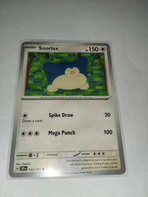 Κάρτα Snorlax Pokemon σε άριστη κατάσταση