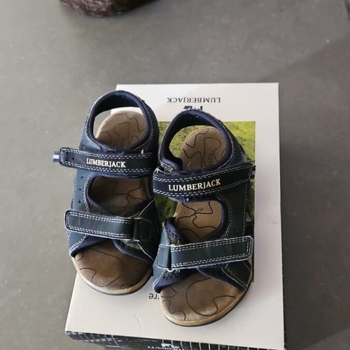 Lumberjack sandals size 28 like new, blue boys' shoes