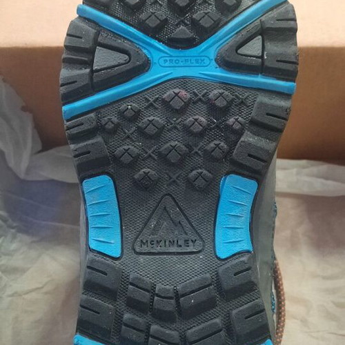 McKinley Toronto Mid AQX hiking boots like new, size 37, blue-orange