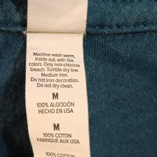 Bella +canvas cotton t-shirt petrol new, size M