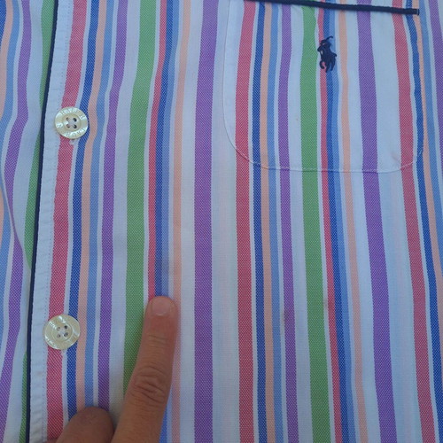 Polo Ralph Lauren men's vintage striped shirt pajama size M