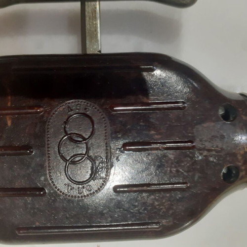 Handheld flashlight with dynamo from the 1950s like new