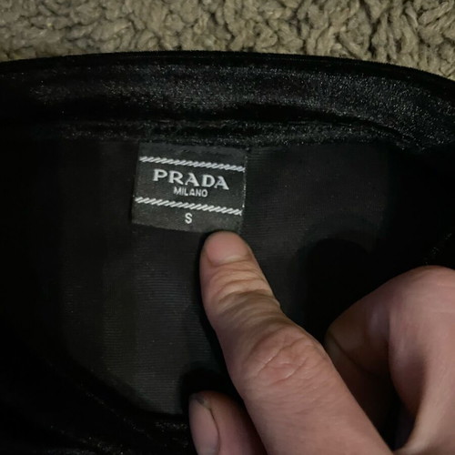 Prada black blouse like new