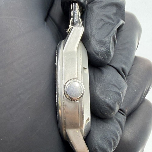 Elysee Pilot Automatic men's watch like new, stainless steel and leather