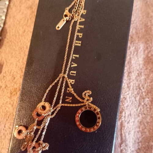 Beloved necklace chain 82 cm new, gold tone