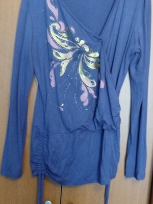 Purple blouse, size L / 40 / 12