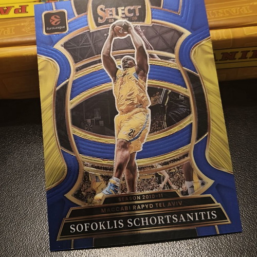 Sofoklis Schortsanitis Maccabi Concourse Base 2025-26 Panini Select Euroleague card new