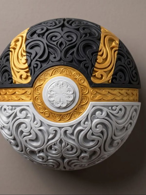 Epic Ornamented Pokéball collectible with luxury design, new
