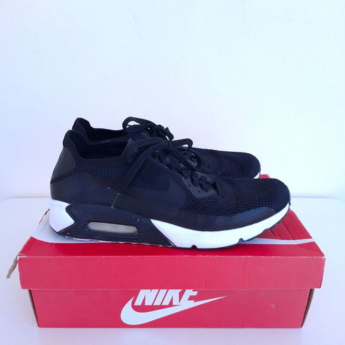 Nike Air Max Ultra 90 Flyknit men's shoes, black size 45.5