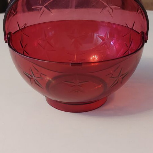 Tupperware Sphere Bowl purple with stars used
