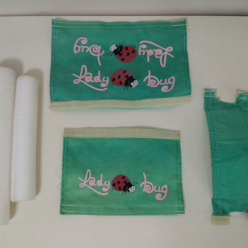 BMX Lady Bug stickers used for kids bike